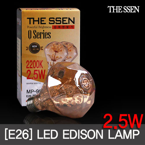 THE SSEN LED에디슨전구 다이아 2.5W (MP95)