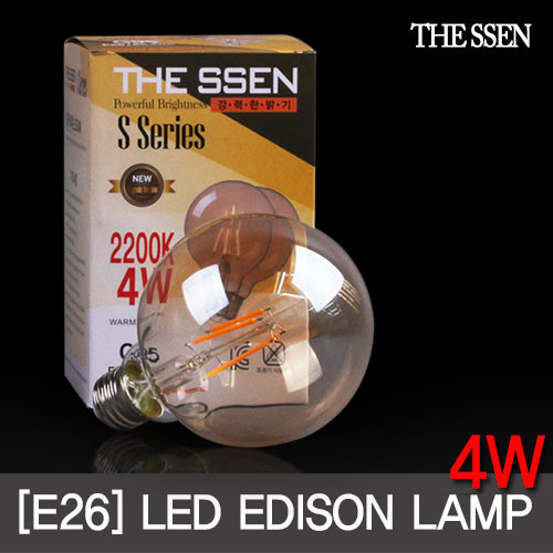 THE SSEN LED에디슨전구 4W (G95)