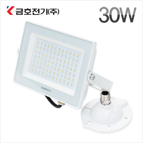 번개표 사각 LED투광기 30W 확산형 주광색/전구색 서치라이트 투광등 /금호전기