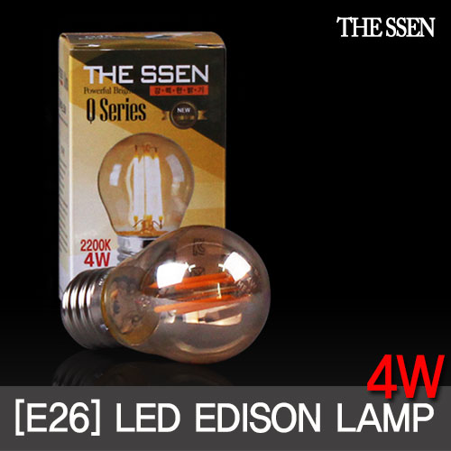 THE SSEN LED에디슨 4W 인지구 (G45)
