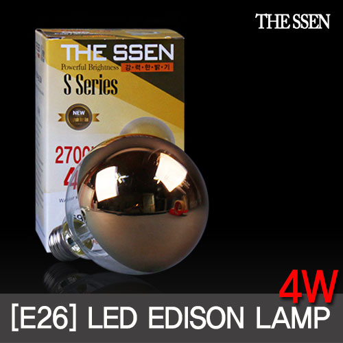 THE SSEN LED에디슨전구 골드 4W (G95)