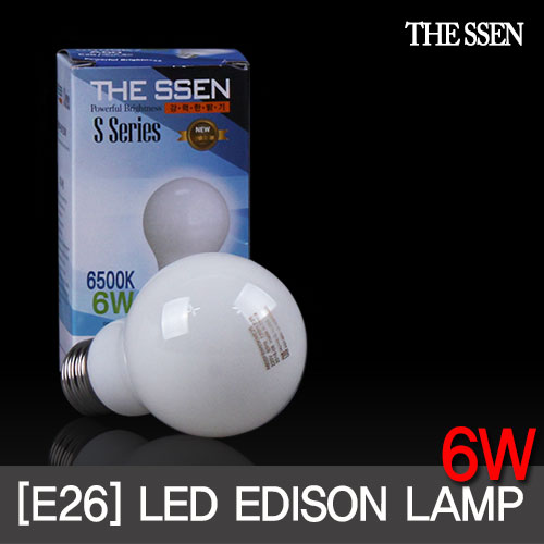 THE SSEN LED에디슨전구 밀키 6W (A60)