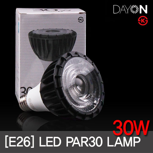 데이온 LED COB PAR30 30W 렌즈형 KS 필립스칩