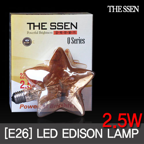 THE SSEN LED에디슨전구 2.5W 스타