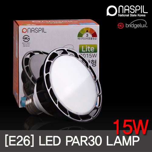나스필 LED PAR30 15W 확산형 KS