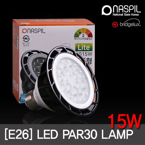 나스필 LED PAR30 15W 집중형(3색상) E26 KS /NASPIL