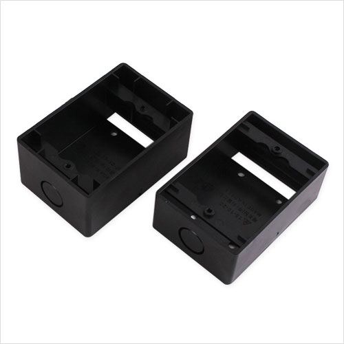 국내산 콘센트/스위치 BOX 1개용 블랙 PVC 노출 복스 박스